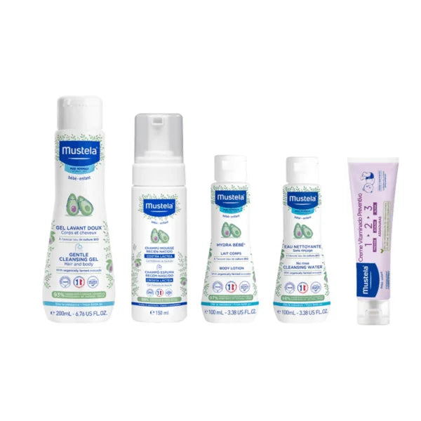 Kit Mustela Essenciais Bebê (5 Produtos)